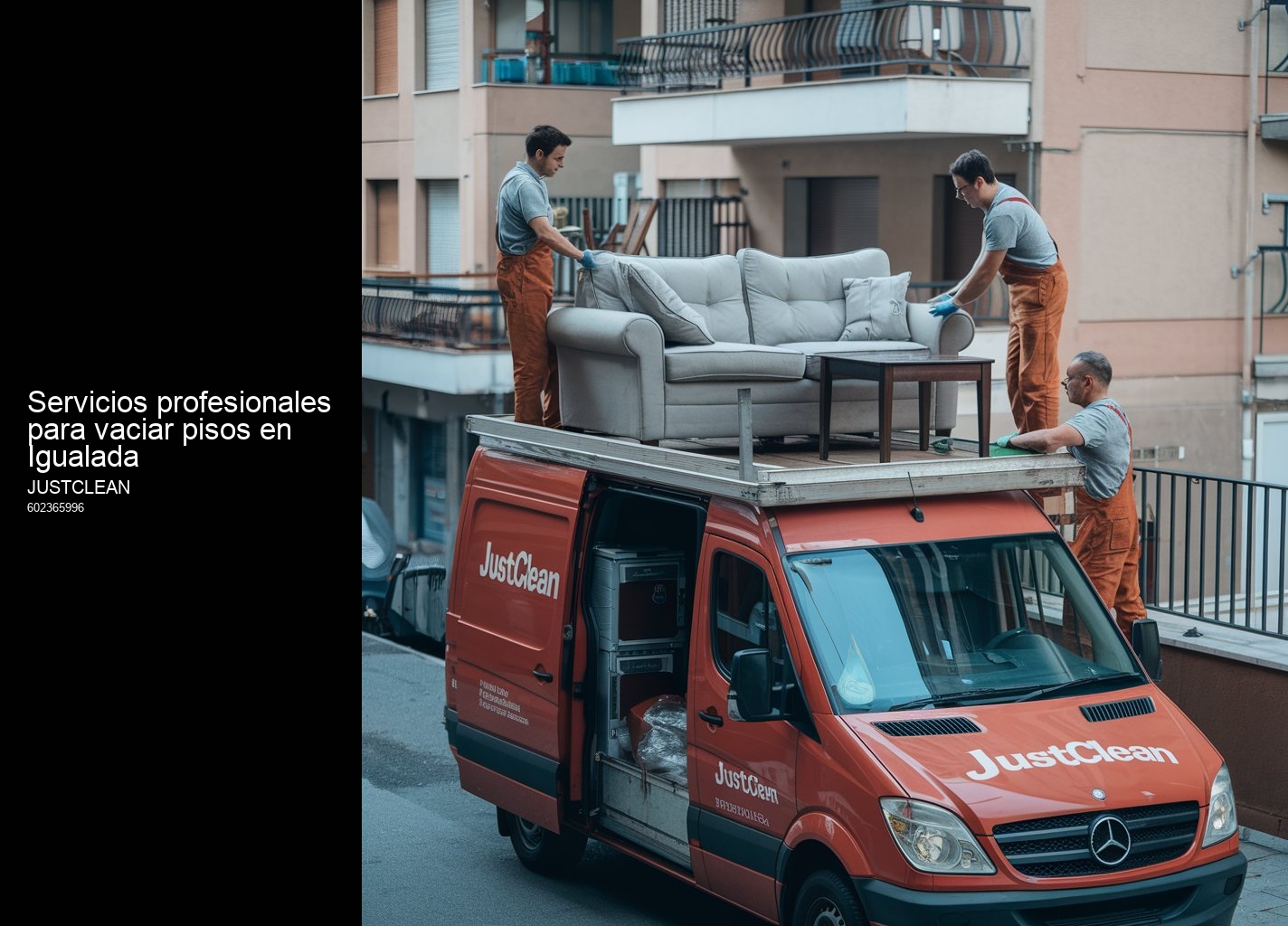 Servicios profesionales para vaciar pisos en Igualada