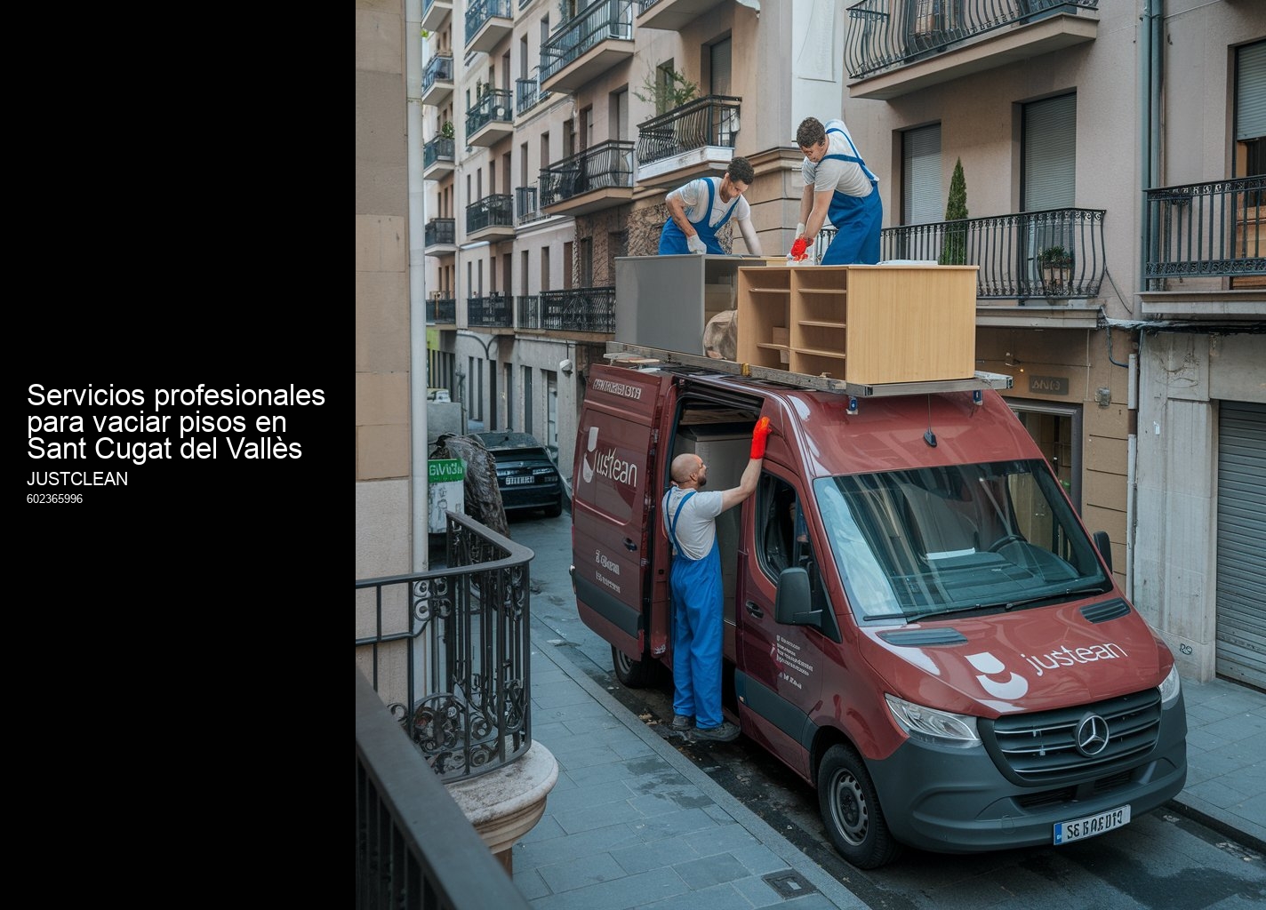 Servicios profesionales para vaciar pisos en Sant Cugat del Vallès