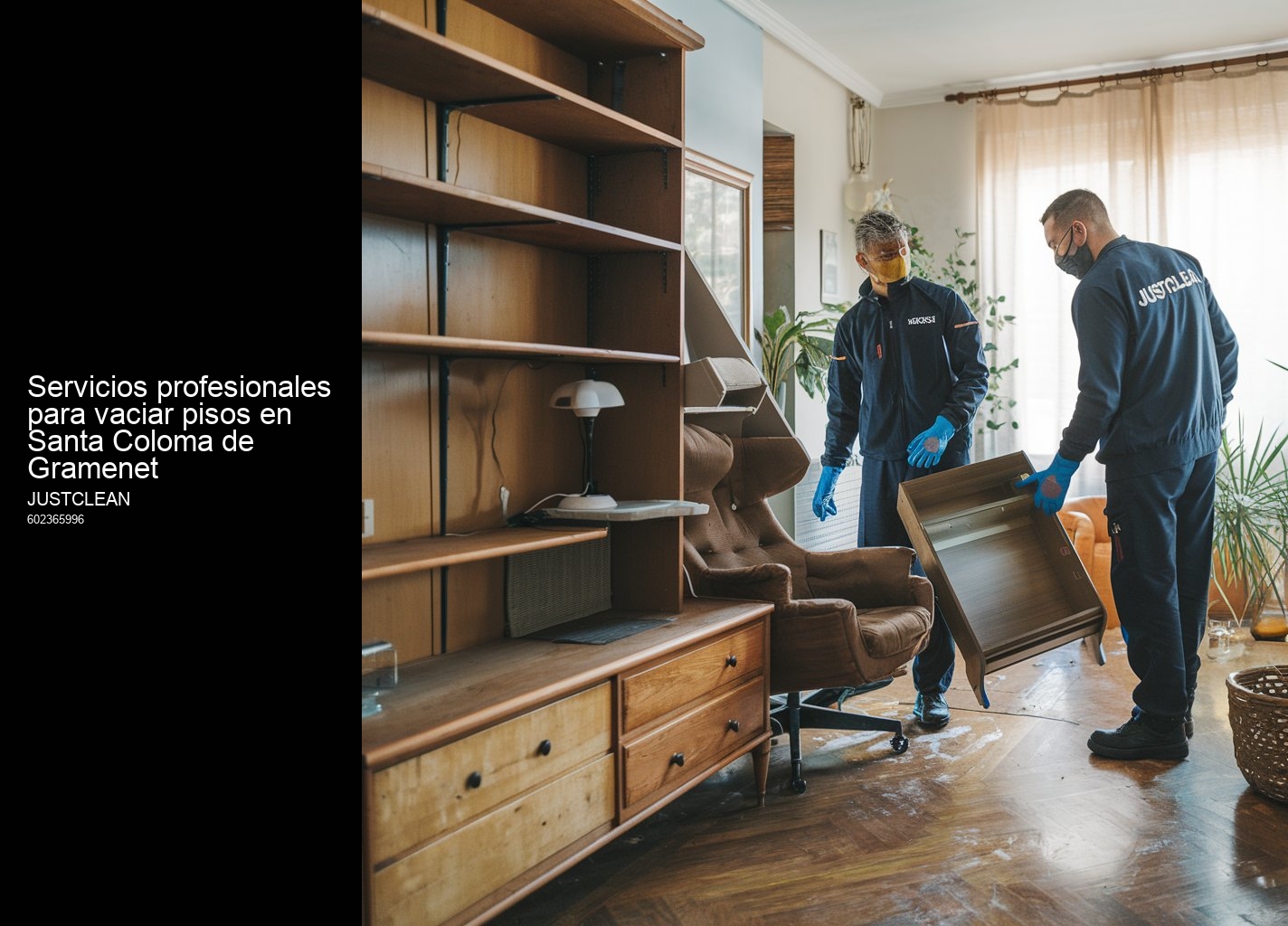 Servicios profesionales para vaciar pisos en Santa Coloma de Gramenet