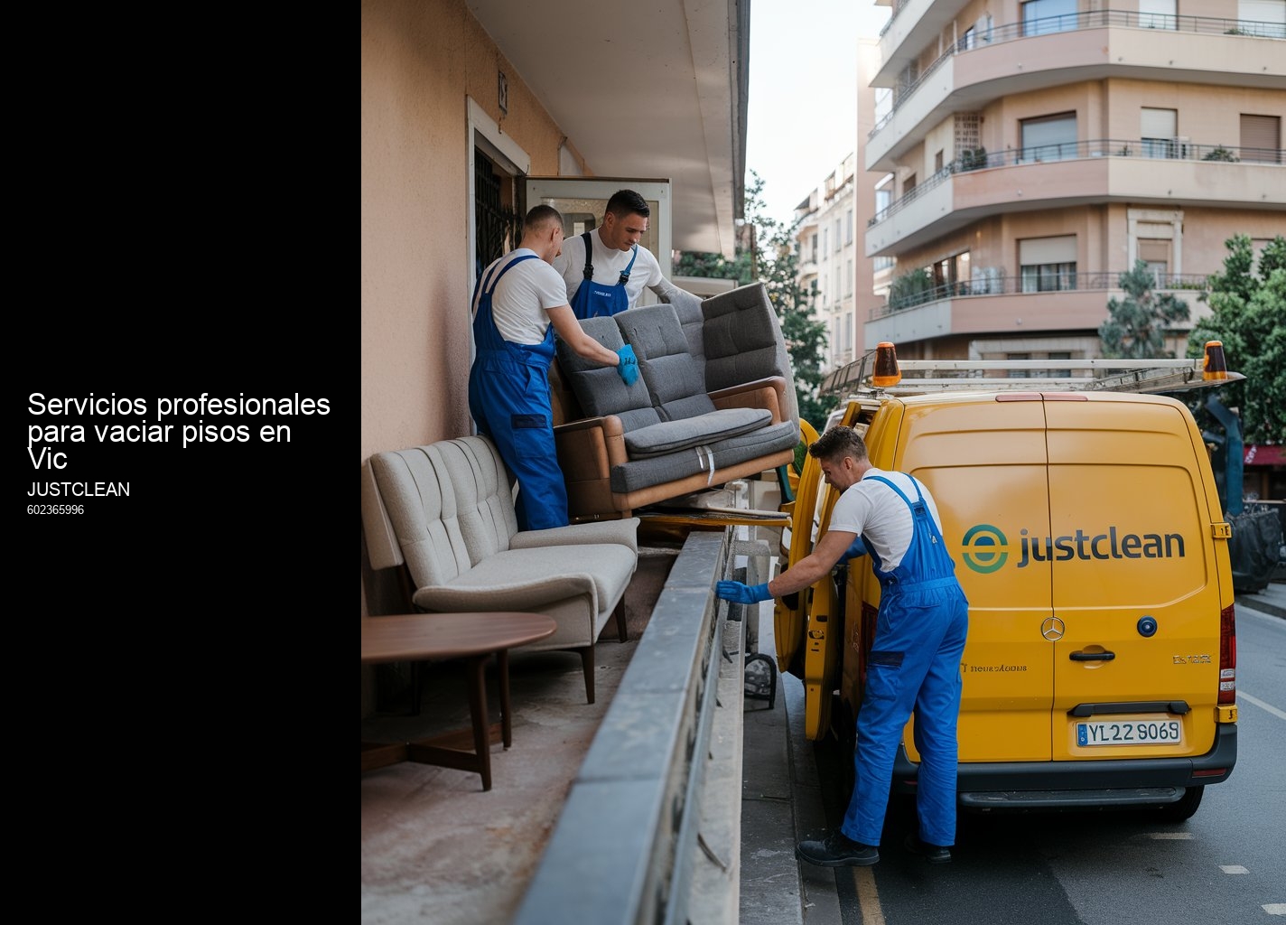Servicios profesionales para vaciar pisos en Vic