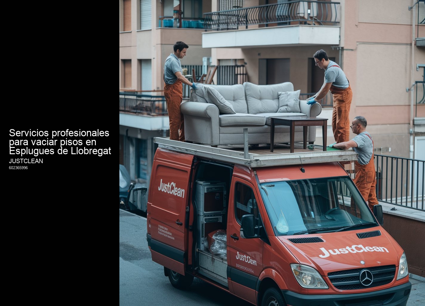 Servicios profesionales para vaciar pisos en Esplugues de Llobregat