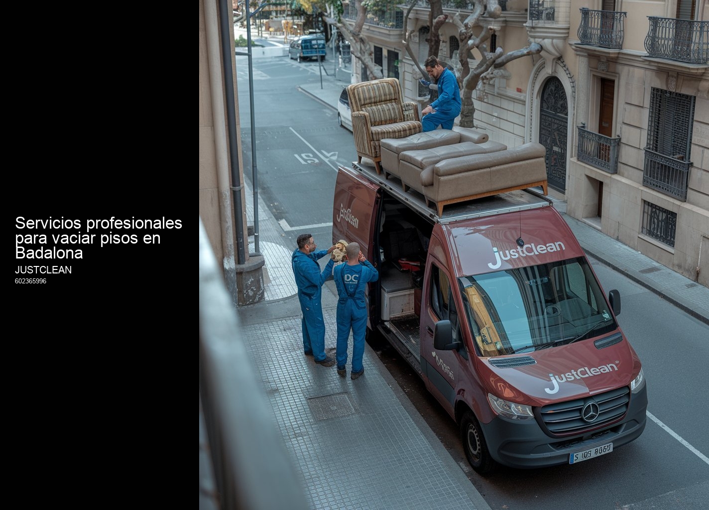 Servicios profesionales para vaciar pisos en Badalona