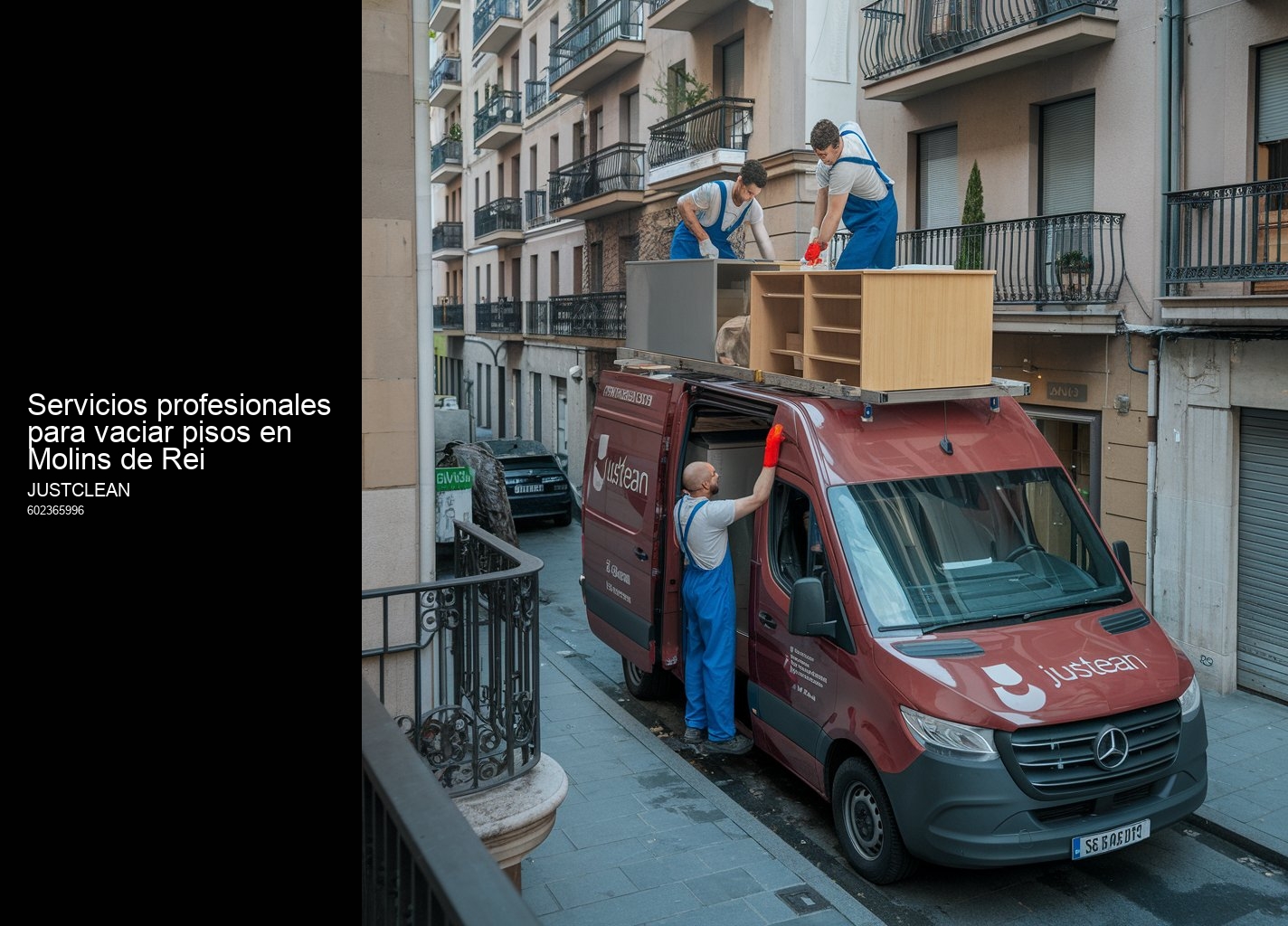 Servicios profesionales para vaciar pisos en Molins de Rei